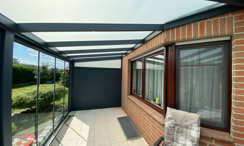 Kombination geschlossen und Glas