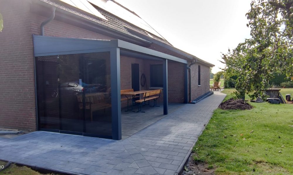 Seitenwand getönt, Front offen